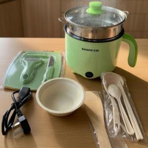 Sandee 1.8L Multi-Functional Electric Rapid Cooker & Steamer | Lime Green Edition