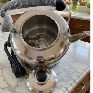 Classic 5L Stainless Steel Electric Whistling Kettle with Rapid Boil Technology