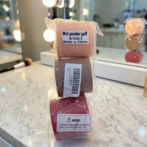 Ultra-Soft Cosmetic Powder Puff Set with Protective Travel Cases – Multi-Use Makeup Blender Sponges for Foundation, Loose Powder & Blush – Hygienic Flip-Top Containers