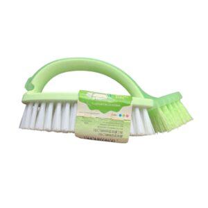 2-in-1 Multi-Surface Handheld Scrub Brush – Ergonomic Cleaning Tool for Bathroom, Kitchen, and Tile – Mint Green