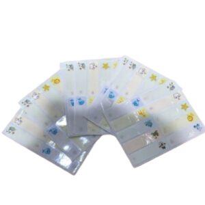 Assorted Cartoon Name Tag Stickers – Waterproof Self-Adhesive ID Labels for School Supplies, Lunch Boxes, and Personal Belongings