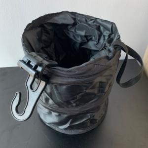 Premium Collapsible Car Trash Bin – Leak-Proof Pop-Up Vehicle Waste Basket with Headrest Hook (Universal Fit)