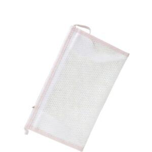 Protect your favorite cosmetic bags and beauty tools from damage in the washing machine. This 3D honeycomb mesh laundry pouch is designed specifically for washing delicate makeup bags, brushes, and sponges, ensuring a deep clean while preventing snags, tears, or zipper damage during the wash cycle.